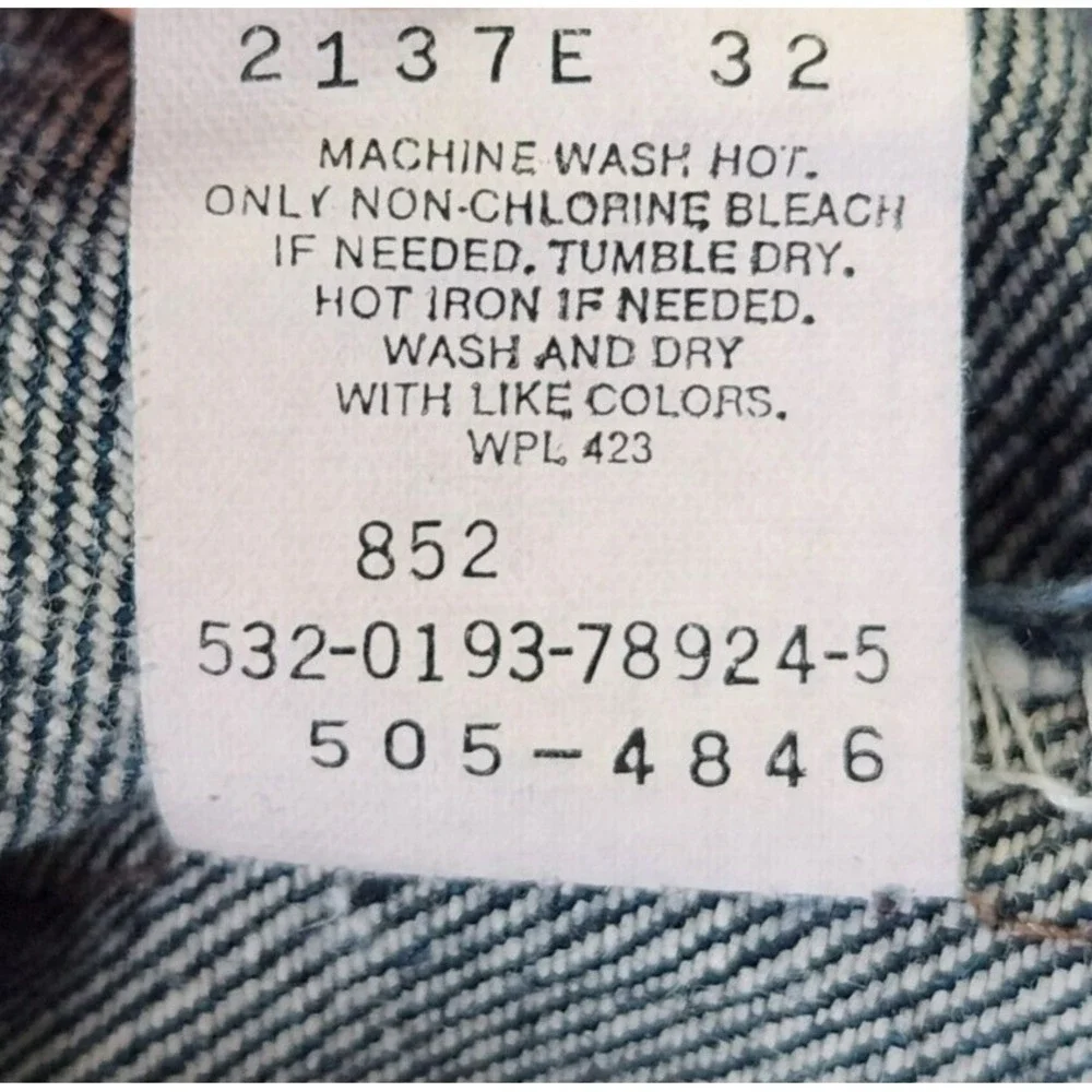 Vintage 90s Levi's 505 Straight Jeans Men's 40x30* Blue Denim Made in USA